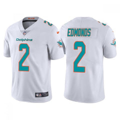 Men's Miami Dolphins #2 Chase Edmonds White Vapor Untouchable Limited Stitched Football Jersey 