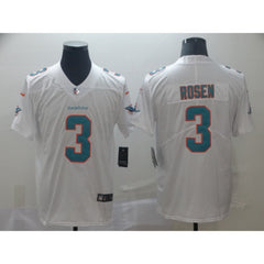 Men's Miami Dolphins #3 Josh Rosen White Vapor Untouchable NFL Limited Stitched Jersey 
