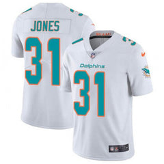Men's Miami Dolphins #31 Byron Jones White Vapor Untouchable Limited Stitched Jersey 