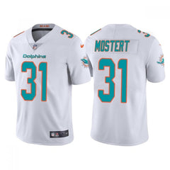 Men's Miami Dolphins #31 Raheem Mostert White Vapor Untouchable Limited Stitched Football Jersey 
