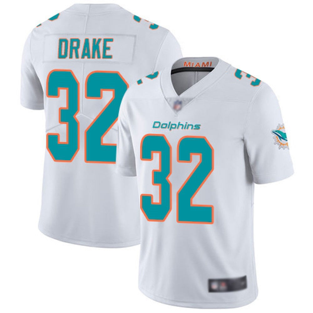 Men's Miami Dolphins #32 Kenyan Drake White Vapor Untouchable NFL Limited Stitched Jersey 