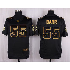Vikings #55 Anthony Barr Black Men's Stitched NFL Elite Pro Line Gold Collection Jersey 