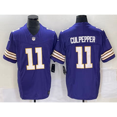 Men's Minnesota Vikings #11 Daunte Culpepper Purple 2023 F.U.S.E. Vapor Untouchable Limited Stitched Jersey 