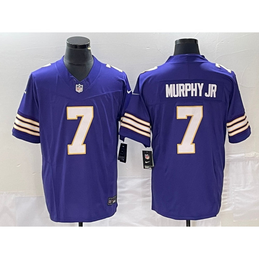 Men's Minnesota Vikings #7 Byron Murphy Jr. Purple 2023 F.U.S.E. Vapor Untouchable Limited Stitched Jersey 