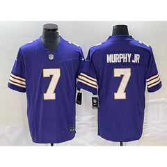 Men's Minnesota Vikings #7 Byron Murphy Jr. Purple 2023 F.U.S.E. Vapor Untouchable Limited Stitched Jersey 