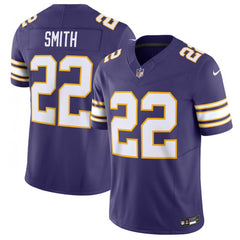 Men's Minnesota Vikings #22 Harrison Smith Purple 2023 F.U.S.E. Vapor Untouchable Stitched Jersey 