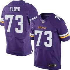 Vikings #73 Sharrif Floyd Purple Team Color Men's Stitched NFL Elite Jersey 