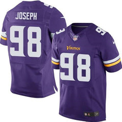 Vikings #98 Linval Joseph Purple Team Color Men's Stitched NFL Elite Jersey 