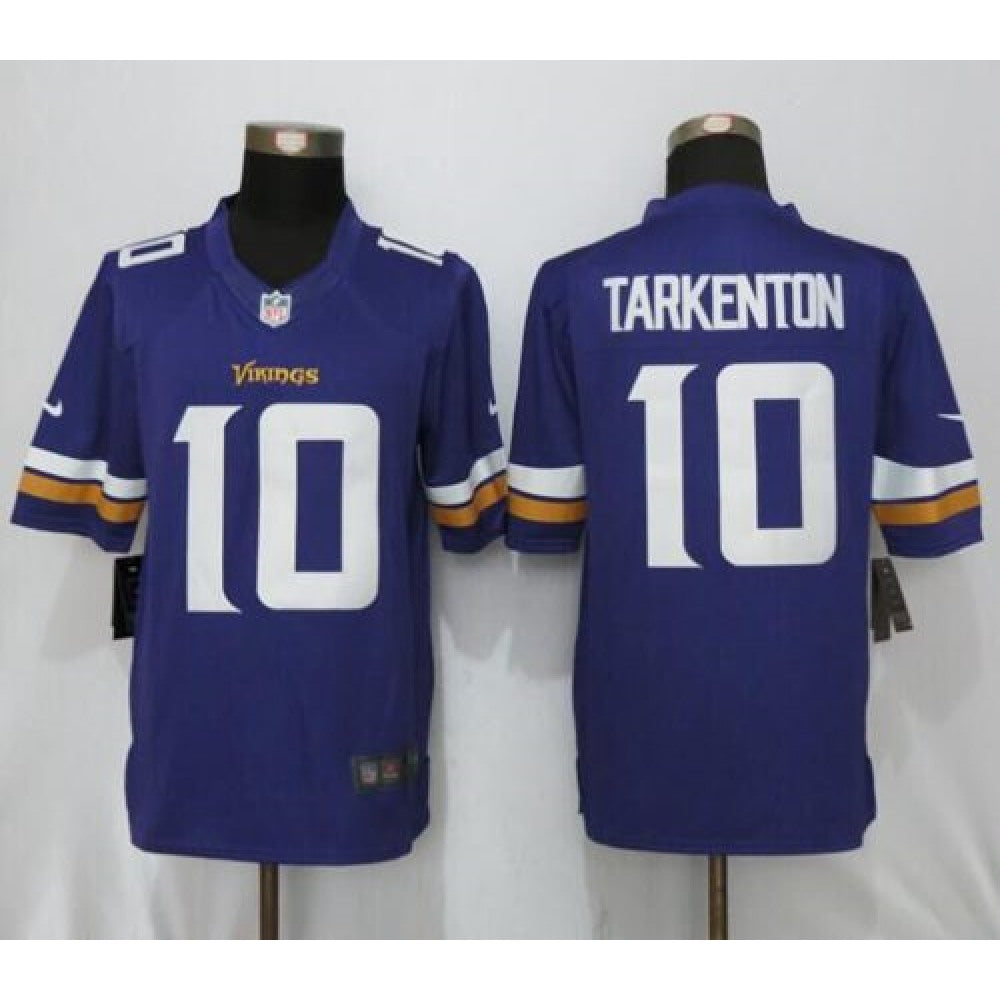 Vikings #10 Fran Tarkenton Purple Team Color Men's Stitched NFL Limited Jersey 