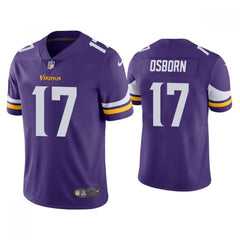 Men's Minnesota Vikings #17 K.J. Osborn Purple Vapor Untouchable Limited Stitched Jersey 