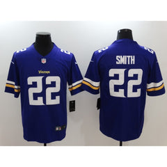 Men's Minnesota Vikings #22 Harrison Smith Purple Vapor Untouchable Limited Jersey 