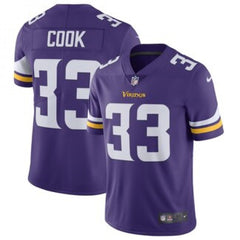 Men's Minnesota Vikings #33 Dalvin Cook Purple Vapor Untouchable Limited Stitched NFL Jersey 