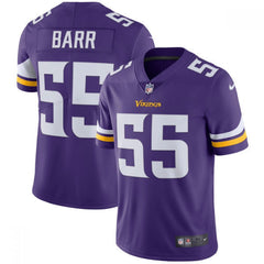 Men's Minnesota Vikings #55 Anthony Barr Purple Vapor Untouchable Limited Stitched NFL Jersey 
