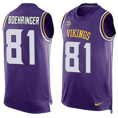 Vikings #81 Moritz Boehringer Purple Team Color Men's Stitched NFL Limited Tank Top Jersey 