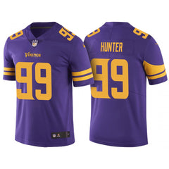 Men's Minnesota Vikings #99 Danielle Hunter Purple Color Rush Limited NFL Stitched Jersey 