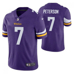 Men's Minnesota Vikings #7 Patrick Peterson Purple Vapor Untouchable Stitched Jersey 