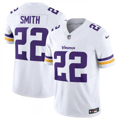 Men's Minnesota Vikings #22 Harrison Smith White 2023 F.U.S.E. Vapor Untouchable Stitched Jersey 