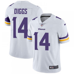 Men's Minnesota Vikings #14 Stefon Diggs White Vapor Untouchable Limited Stitched NFL Jersey 