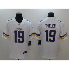 Men's Minnesota Vikings #19 Adam Thielen White Vapor Untouchable Limited Stitched NFL Jersey 