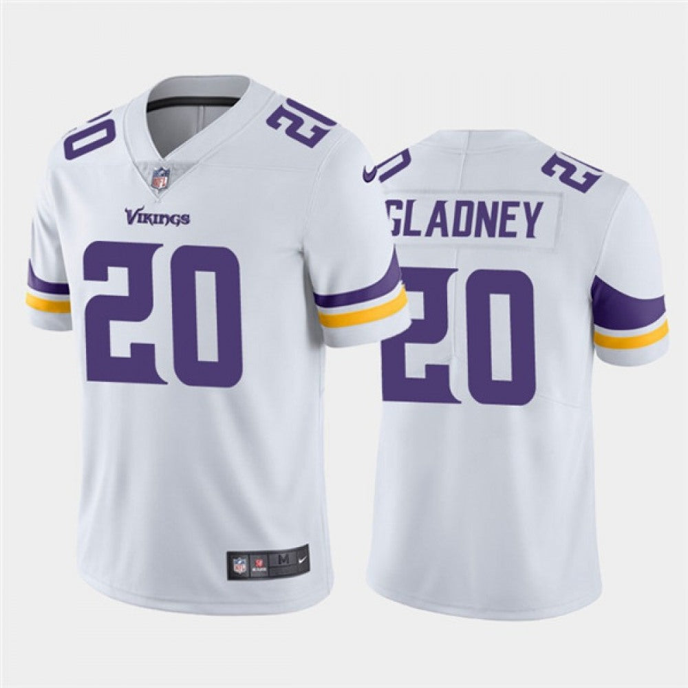 Men's Minnesota Vikings #20 Jeff Gladney White Vapor Untouchable Limited Stitched NFL Jersey 