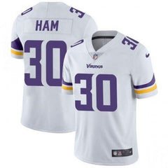 Men's Minnesota Vikings #30 C.J. Ham White Vapor Untouchable Limited Stitched NFL Jersey 