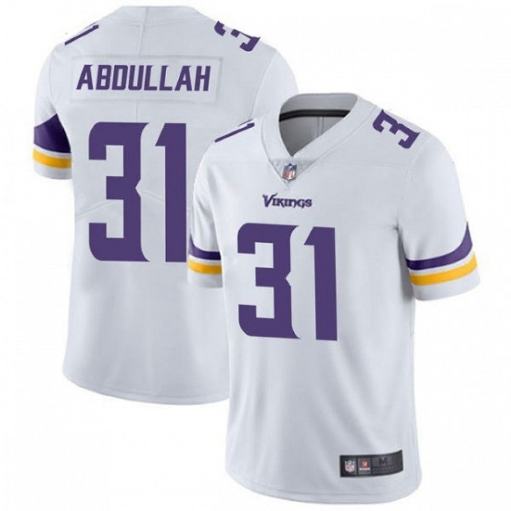 Men's Minnesota Vikings #31 Ameer Abdullah White Vapor Untouchable Limited Stitched Jersey 