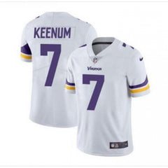 Men's Minnesota Vikings #7 Case Keenum White Vapor Untouchable Limited Stitched NFL Jersey 
