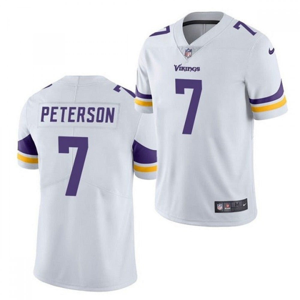 Men's Minnesota Vikings #7 Patrick Peterson White Vapor Untouchable Limited Stitched Jersey 