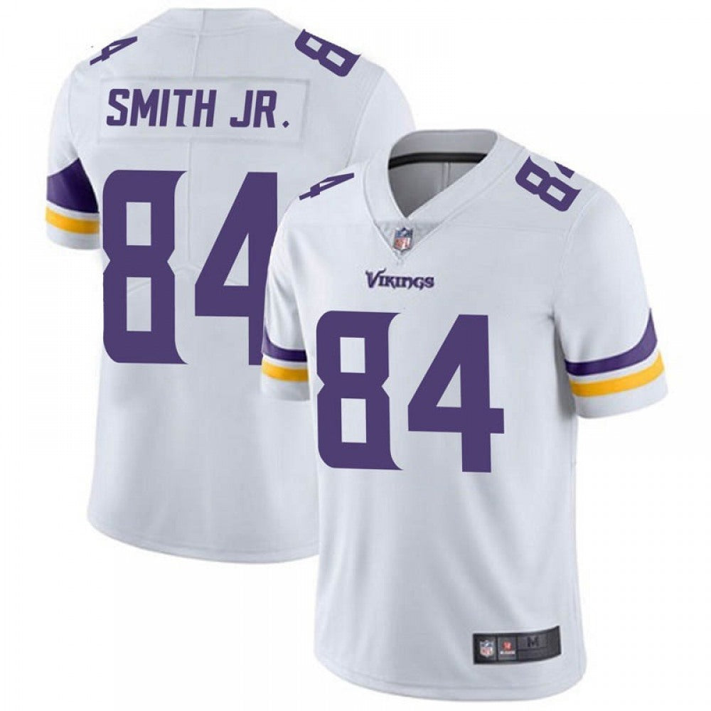 Men's Minnesota Vikings #84 Irv Smith Jr. White Vapor Untouchable Limited Stitched Jersey 