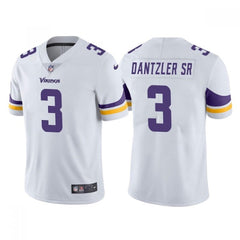 Men's Minnesota Vikings #3 Cameron Dantzler White Vapor Untouchable Stitched Jersey 