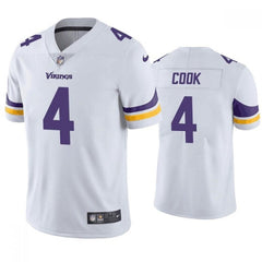 Men's Minnesota Vikings #4 Dalvin Cook White Vapor Untouchable Stitched Jersey 