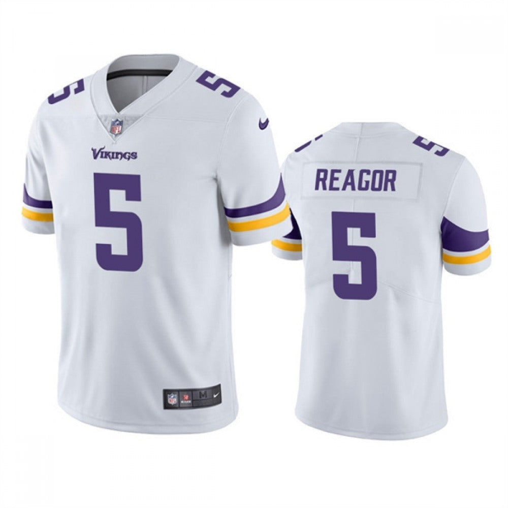 Men's Minnesota Vikings #5 Jalen Reagor White Vapor Untouchable Stitched Jersey 