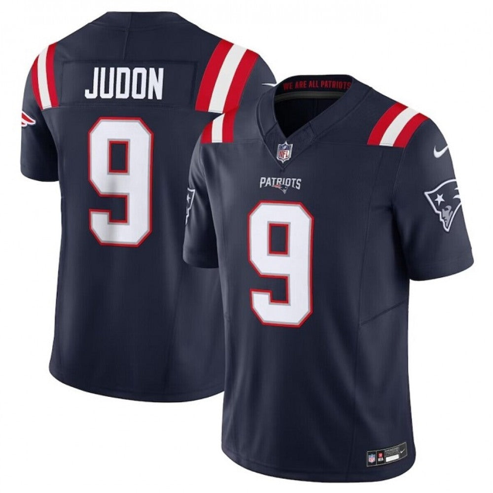 Men's New England Patriots #9 Matthew Judon Navy 2023 F.U.S.E. Vapor Limited Stitched Football Jersey 