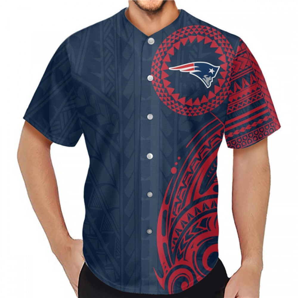 Men's New England Patriots Navy Jersey 