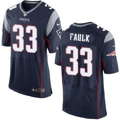 Patriots #33 Kevin Faulk Navy Blue Team Color Men's Stitched NFL New Elite Jersey 