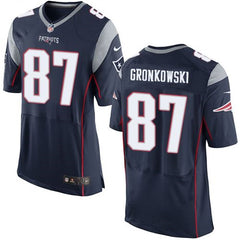 Patriots #87 Rob Gronkowski Navy Blue Team Color Men's Stitched NFL New Elite Jersey 