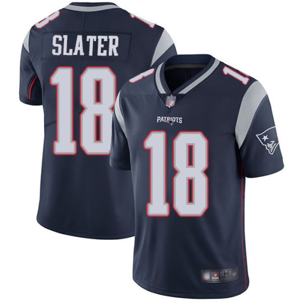 Men's New England Patriots #18 Matthew Slater Navy Color Rush Limited Stitched NFL Jersey 