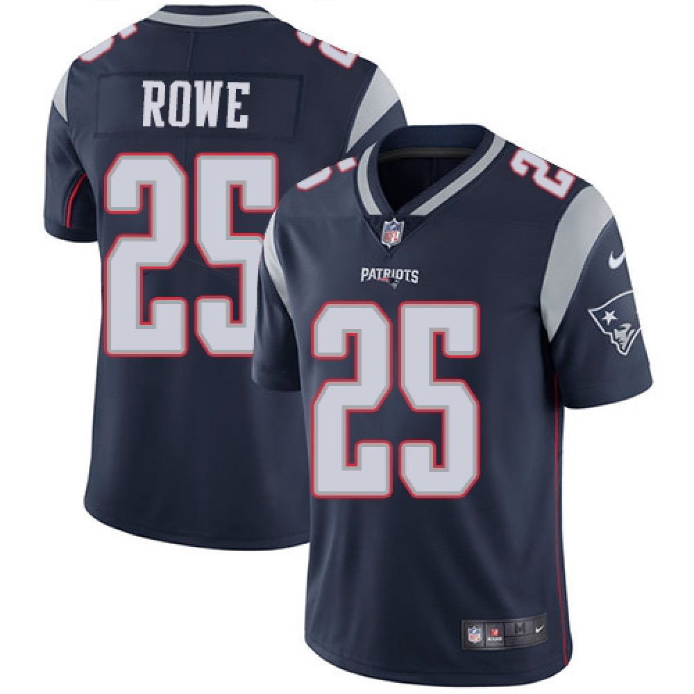 Men's New England Patriots #25 Eric Rowe Navy Blue Vapor Untouchable Limited Stitched NFL Jersey 
