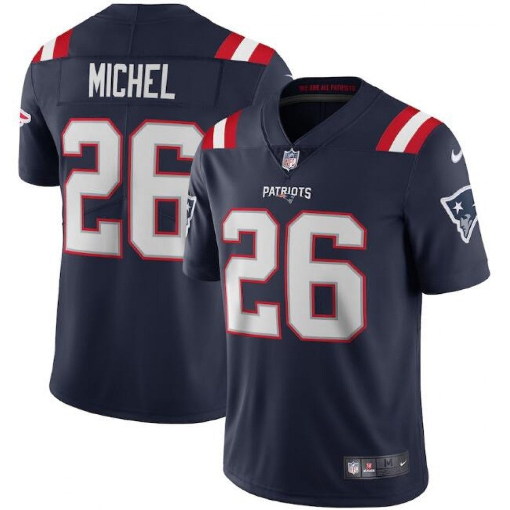 Men's New England Patriots #26 Sony Michel 2020 Navy Vapor Untouchable Limited Stitched NFL Jersey 