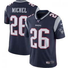 Men's New England Patriots #26 Sony Michel Navy 2019 100th Season Vapor Untouchable Limited Stitched NFL Jersey 