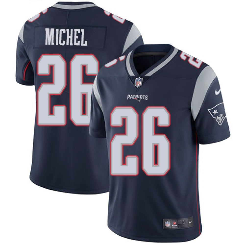 Men's New England Patriots #26 Sony Michel Navy Blue Vapor Untouchable Limited Stitched NFL Jersey 