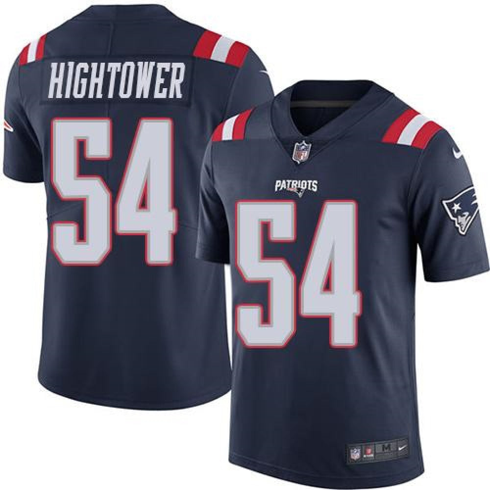 Patriots #54 Dont'a Hightower Navy Blue Men's Stitched NFL Limited Rush Jersey 