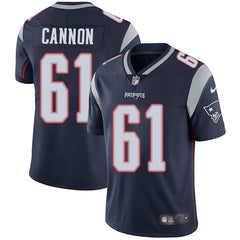 Men's New England Patriots #61 Marcus Cannon Navy Blue Vapor Untouchable Limited Stitched NFL Jersey 
