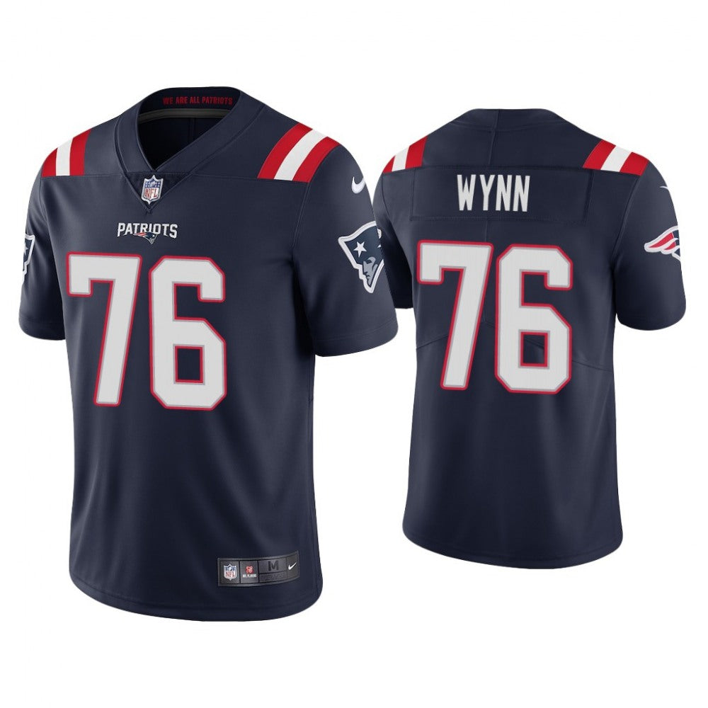 Men's New England Patriots #76 Isaiah Wynn 2020 Navy Vapor Untouchable Limited Stitched NFL Jersey 
