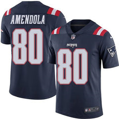 Patriots #80 Danny Amendola Navy Blue Men's Stitched NFL Limited Rush Jersey 