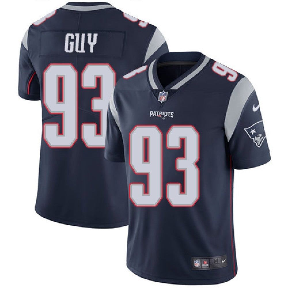Men's New England Patriots #93 Lawrence Guy Navy Blue Vapor Untouchable Limited Stitched NFL Jersey 