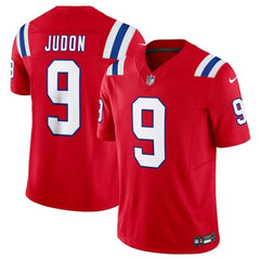 Men's New England Patriots #9 Matthew Judon Red 2023 F.U.S.E. Vapor Limited Stitched Football Jersey 