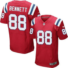Patriots #88 Martellus Bennett Red Alternate Men's Stitched NFL Elite Jersey 