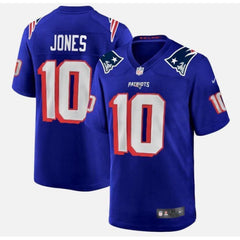Men's New England Patriots #10 Mac Jones Royal Stitched Jersey 