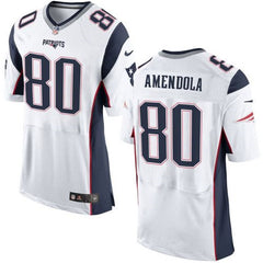 Patriots #80 Danny Amendola White Men's Stitched NFL New Elite Jersey 